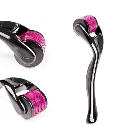 Microneedle Derma Roller - 540 Micro Needle Skin Care System - Ideal to Keep Your Skin Young and Radiant - Titanium for Silky Smooth and Beautiful Skin - Includes FREE E-Book -By Sandine (0.3mm)