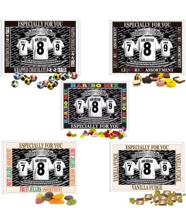 Swansea Football Shirt Personalised Gift Boxed Sweets Variety