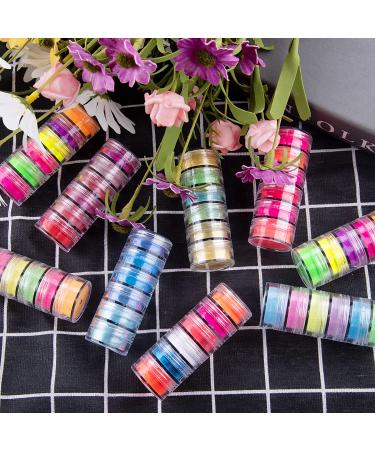 Duufin 54 Colors Nail Powder - Luminous Glitter Halo Pigment for Nail Art, Body & Craft - Buy Online on SooperMarket.com