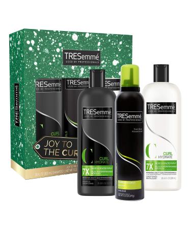 TRESemm Shampoo Conditioner Mousse Gift Set Joy To The Curls