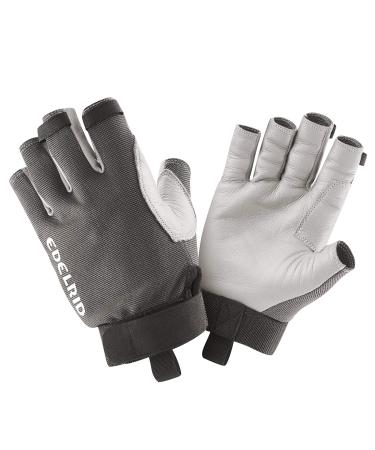 EDELRID Unisex  Adult's Work Glove Open II Large Titanium