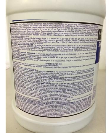 Restaurant Grade Food Safe Concentrated Sanitizer & Disinfectant - Makes 160+ Gallons of Cleaner | International Shipping Available - Buy Online on SooperMarket.com