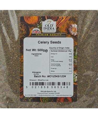 Old India Celery Seeds 500g - Premium Quality Spices for Cooking | Shop Now - Buy Online on SooperMarket.com