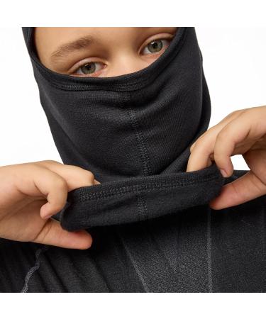 Buy Heid Sturmhae Kids Ski Mask Balaclava - Thermoactive & Breathable Universal Size for Girls & Boys - Ideal for Ski Helmets - LA-142 Black - Buy Online on SooperMarket.com