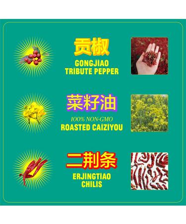 FLYBYJING Sichuan Chili Crisp 6oz: Gourmet Spicy Tingly Hot Sauce with Sichuan Pepper - Vegan, Gluten-Free, All-Natural & Versatile - Buy Online on SooperMarket.com