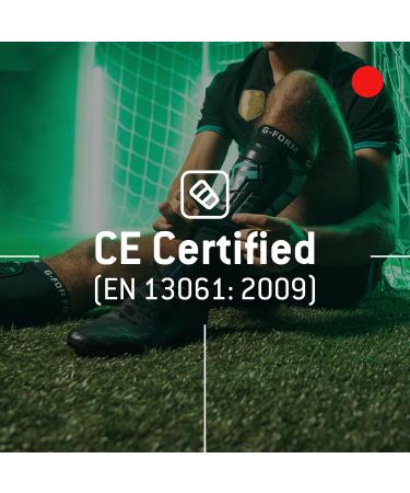 G-Form Pro-S Vento CE Football Shin Guards Black/Mint L | Lightweight Protection for Soccer Players - Buy Online on SooperMarket.com