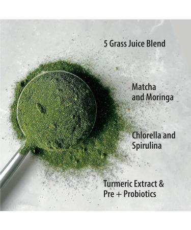 Organic Traditions Super Greens Superfood Powder with Turmeric Pear Flavour Organic Greens Powder Smoothie Booster 200g/7oz Bag - Buy Online on SooperMarket.com