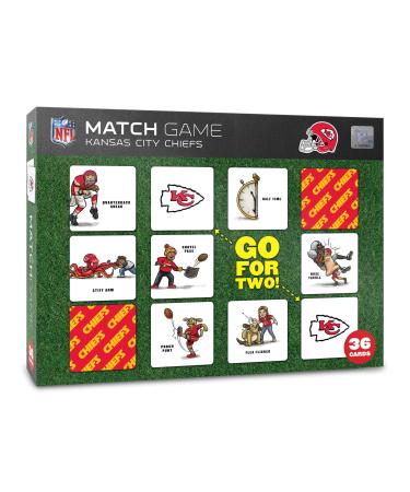 YouTheFan Memory Match Los Angeles Chargers Game Kansas City Chiefs M Team Colors