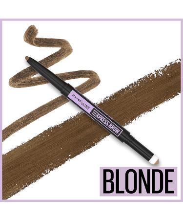 Maybelline Express Brow 2-In-1 Pencil and Powder Blonde Eyebrow Makeup - 1 Count - Buy Online on SooperMarket.com