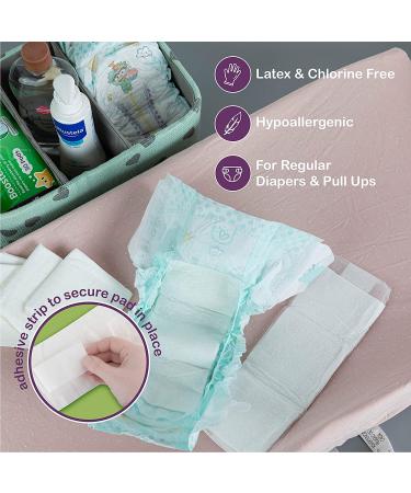 Dimples Booster Pads 90 Count - Diaper Doubler with Adhesive for Ultimate Absorbency - 1 Size Fits All Diapers - No More Leaks! - Buy Online on SooperMarket.com