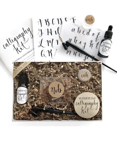 Calligraphy Starter Kit - Beginner Modern Calligraphy Set with Oblique Pen and Nib - Buy Online on SooperMarket.com
