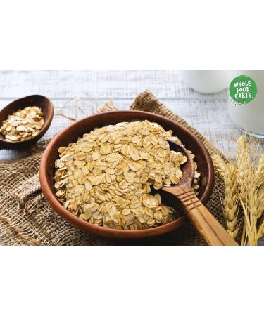 Wholefood Earth Organic Gluten Free Jumbo Oats 2kg - GMO Free, Vegan, High Fibre - Buy Online on SooperMarket.com