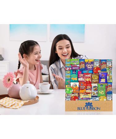45 Count Snack Box Care Package - Ultimate Variety Pack for Office, Schools & Family - Bulk Bars, Cookies, Chips, Candy & Treats - Perfect Gift Basket for College Students and Military Personnel - Buy Online on SooperMarket.com