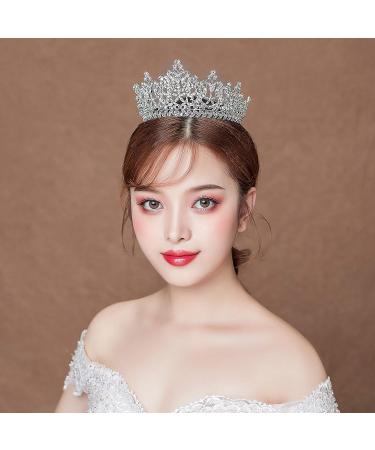 S SNUOY Silver Queen Bridal Crown Tiara Headband for Wedding - Buy Online on SooperMarket.com