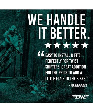 BW USA 90mm Twist Shift Grips - Grip Shift & Revoshift Compatible - Multiple Colors, Black - Buy Online on SooperMarket.com