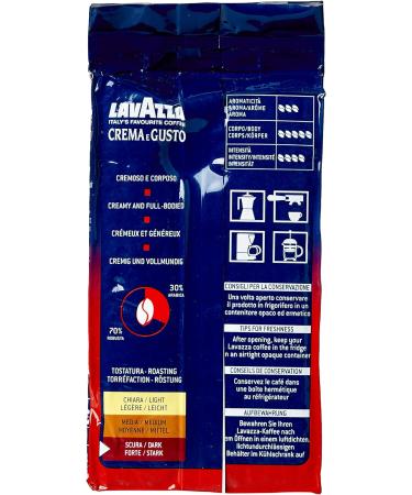 Lavazza Crema e Gusto Ground Coffee 250g - Authentic Italian Blend | Pack of 1 - Buy Online on SooperMarket.com