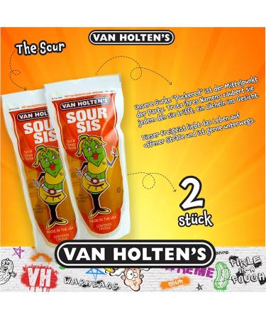 Van Fetched Pimple - Acidic Cucumber Pouch Set | 2x Sour Sis Pimple & 1x Big Papa Pickle (Pack of 3) - Delicious Sour Pimple Mix - Buy Online on SooperMarket.com