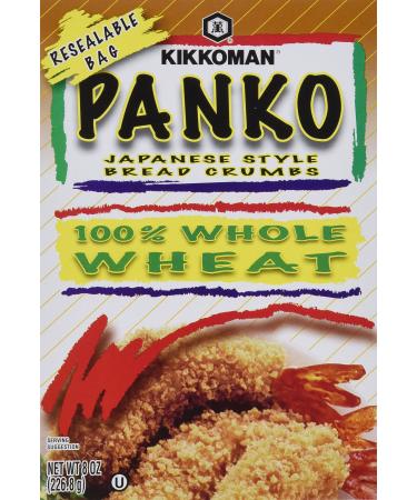 Kikkoman Panko Japanese Style Bread Crumbs Whole Wheat (Pack of 4)