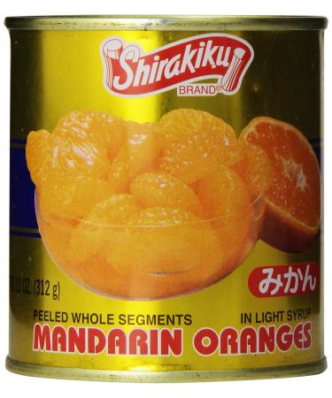 Shirakiku Mandarin Oranges, 11-Ounce (Pack of 12)