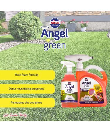 Nilco Angel Green - Artificial Grass Foam Cleaner & Trigger 1L - Buy Online on SooperMarket.com