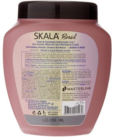 SKALA Hair Treatment Cream 1000G (COQUETEL BRASIL) - 35.27 Ounce, Mixed Formula - Buy Online on SooperMarket.com