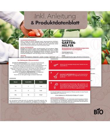 Gretchen Organic Microorganisms 250g - Vegan Vegetable Fertilizer for Gardens Herbs & Tomatoes - Buy Online on SooperMarket.com
