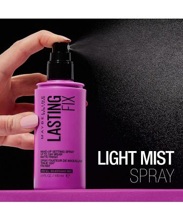 Maybelline Lasting Fix Matte Finish Makeup Setting Spray 100 Clear - Long-lasting Formula for Flawless Makeup - Buy Online on SooperMarket.com