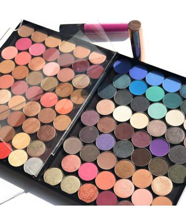 Adept Double Sided Magnetic Empty Palette in Singularity Black Holds 100+ Standard Eyeshadow Pans Hardshell Case - Buy Online on SooperMarket.com