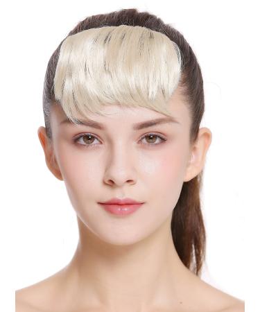 WIG ME UP - TYP-760-88 hairpiece bangs clip-in short straight curved micro bangs micro fringe light blonde blonde