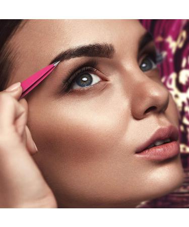 MILLY Pointed Tweezers - 100% German Steel Precision Tweezers for Ingrown Hair and Facial Hair Removal - Hand-Filed Pink Tweezers - Buy Online on SooperMarket.com