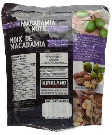 Kirkland Signature Roasted Macadamia Nuts 24oz - Dry Roasted - Pack of 1 - Buy Online on SooperMarket.com