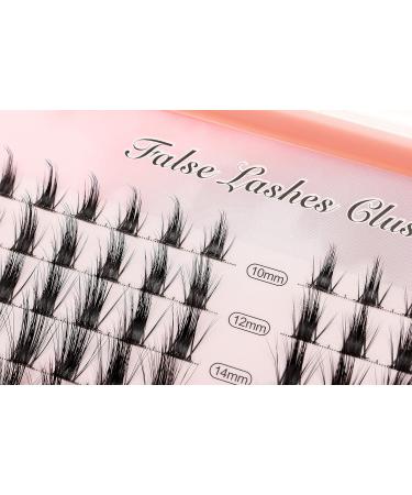 Buy Cluster Lashes DIY Eye Lashes Extensions - Natural Look Volume False Eyelashes 10-16mm | International Shipping - Buy Online on SooperMarket.com