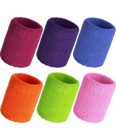 Bememo Cotton Welding Bands for Women & Men - Multi-Colored 12 Pieces - Perfect for Tennis Basketball Running & Gym Training - Buy Online on SooperMarket.com