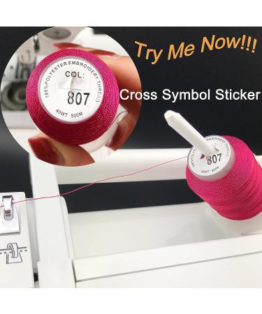 New Brothreads 63 Brother Colors Polyester Embroidery Thread Kit - 500M Spools - for Home Sewing Machines - Buy Online on SooperMarket.com