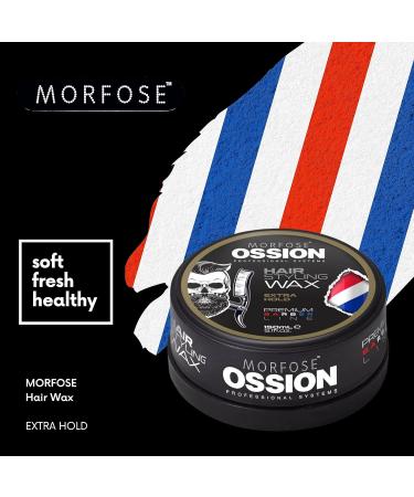 Buy Morfose Barber Wax (Extra Hold) - Premium Hair Styling Wax for Men | Natural Shine & Durable Water-Soluble Formula - Buy Online on SooperMarket.com