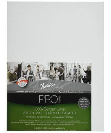 Tara Materials Fredrix 9x12 Linen Archival Canvas Board