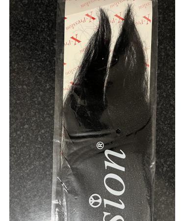 NEW 60 INCH PRE-PULLED XPRESSION Colour 1 (Jet Black) LAGOS BRAID PRE-PULLED PRE-STRECHED Hair Extension 60 2 In A Pack (Colour 1 Jet Black) Heat Resistant Tangle Free Jet Black 1 - Buy Online on SooperMarket.com