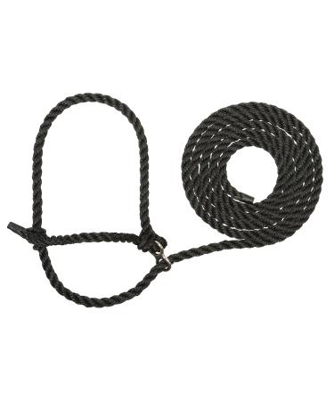 Weaver Leather Livestock Extra Long Breaking Halter , Black , X-Long