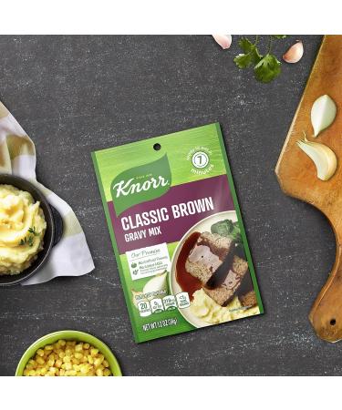 Knorr Classic Brown Gravy Mix No Artificial Flavors, No Added MSG - 1.2 oz (Pack of 24) - Buy Online on SooperMarket.com