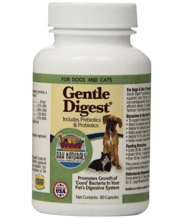 Ark Naturals Gentle Digest, A Probiotic for All Pets, Capsules - 60 Each