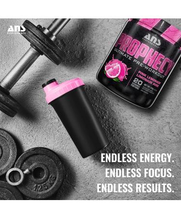 ANS Performance Prophecy Pre Workout Powder (20 servings 14.5 oz) Gluten Free Pre-Workout Formula - Energy & Strength - Sugar Free- Increase Power & Workout Volume (Pink Lemonade) - Buy Online on SooperMarket.com