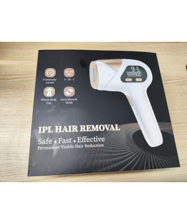 Buy Latest 3 in 1 IPL Hair Removal Device - 999 900 Pulses 9 Energy Levels Pain-Free | Best for Men & Women - Face Armpits Legs Body - Buy Online on SooperMarket.com
