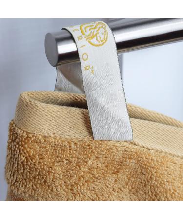 Premium Egyptian Cotton 10-Piece Face Towel Set - Quick Dry & Absorbent Small Towels for Facial Spa - Guest Bath Essentials - Gold Washcloth (10-Pack) - Buy Online on SooperMarket.com