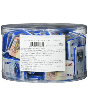 Theobroma Euro Chocolate Banknotes - 1kg Play Money | Perfect Souvenir & Decoration for Treasure Hunts - International Shipping Available - Buy Online on SooperMarket.com