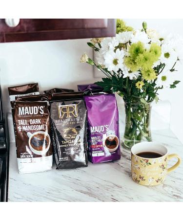 Maud's World's Best Half Caff Ground Coffee - 10oz Bags | 100% Arabica Medium Roast | Solar Energy Produced | California Roasted | Decaf Blend | 1 Pack - Buy Online on SooperMarket.com