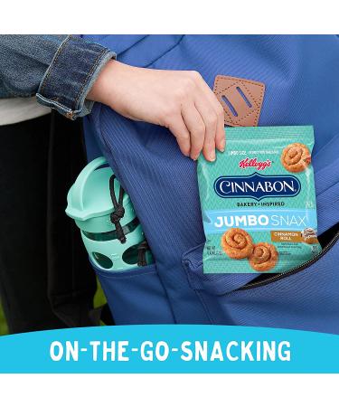 Kellogg's Cinnabon Jumbo Snax Cinnamon Roll Cereal Snacks 20.2oz Case (4 Count) - Buy Online on SooperMarket.com