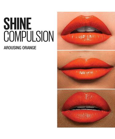 Maybelline Color Sensational Shine Compulsion Lipstick - Arousing Orange 0.1 oz (Pack of 1) - Buy Online on SooperMarket.com