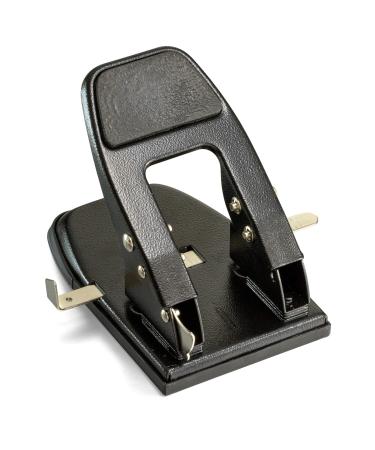 Officemate Heavy Duty 2-Hole Punch  Padded Handle  Black  50-Sheet Capacity (90082)  Model Number: OIC90082