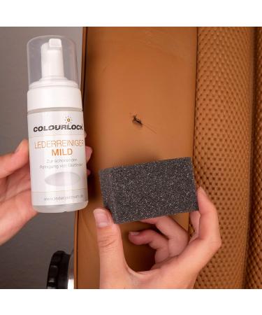 Buy COLOURLOCK Leather Cleaner Mild 125ml with Sponge - Gentle Clean for Leather Care | International Shipping Available - Buy Online on SooperMarket.com