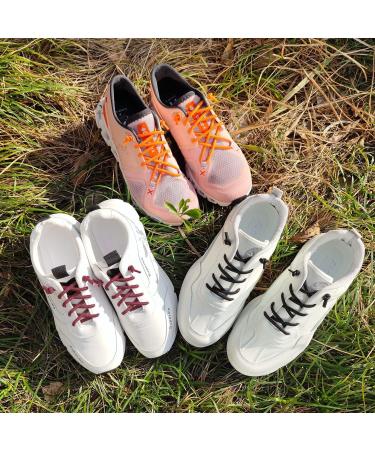 NDTEZUGT 3 Pairs Elastic Shoe Laces - Replacement Laces for On Cloud Stretch Shoes - Black, White, Gray - Buy Online on SooperMarket.com
